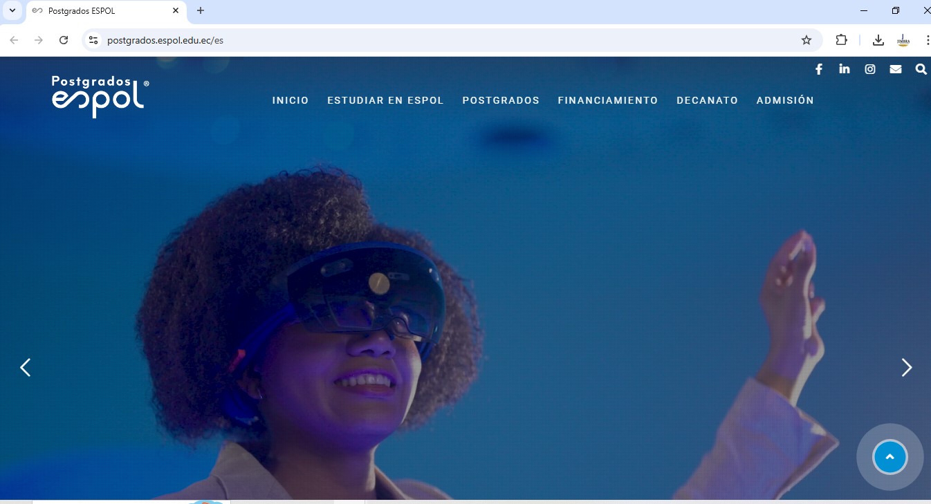 Sitio Web Postgrados ESPOL