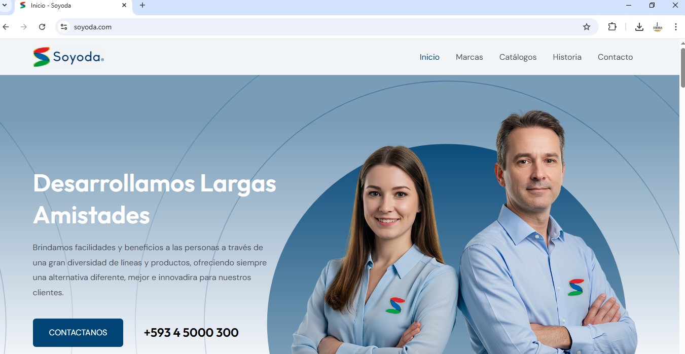 Sitio Web Soyoda